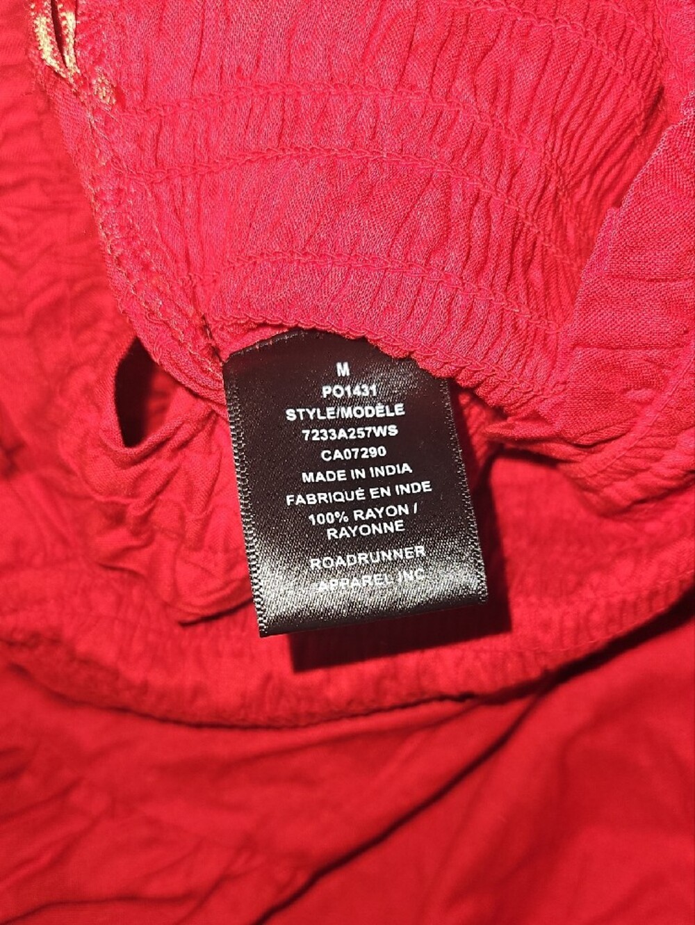 H&M Red Maxi Sundress with Ruffled Straps - Picture 5 of 5